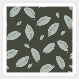 Simple Classy Leaf Pattern Sticker